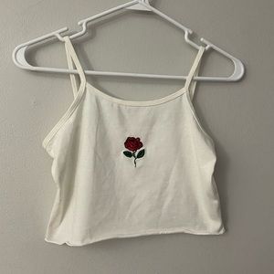 White Crop Top